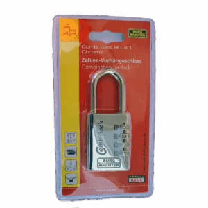 Burg Wächter Zahlenschloss Combi 90 40 Chromo SB