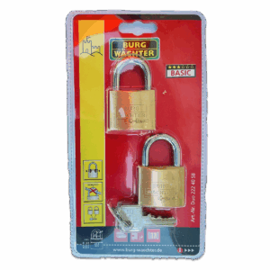 Burg-Wächter Vorhangschloss-Set Duo 222 40 SB