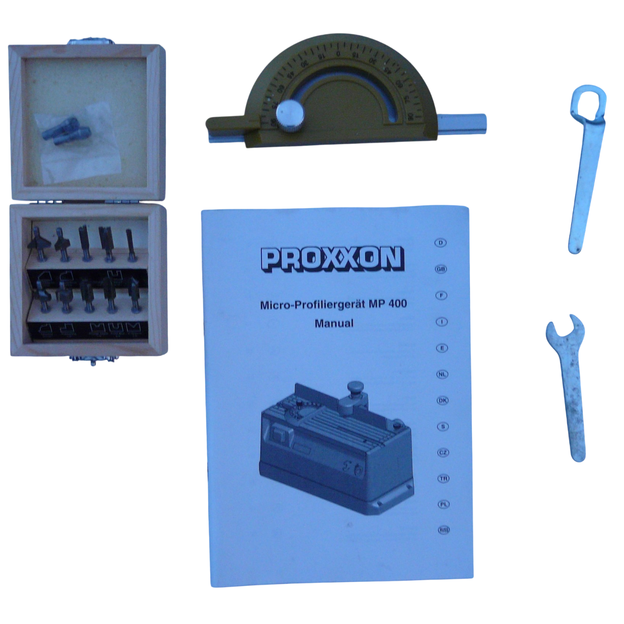 Proxxon MICRO-Profiliergerät MP 400 inklusive Fräserset - Gebraucht – Bild 5