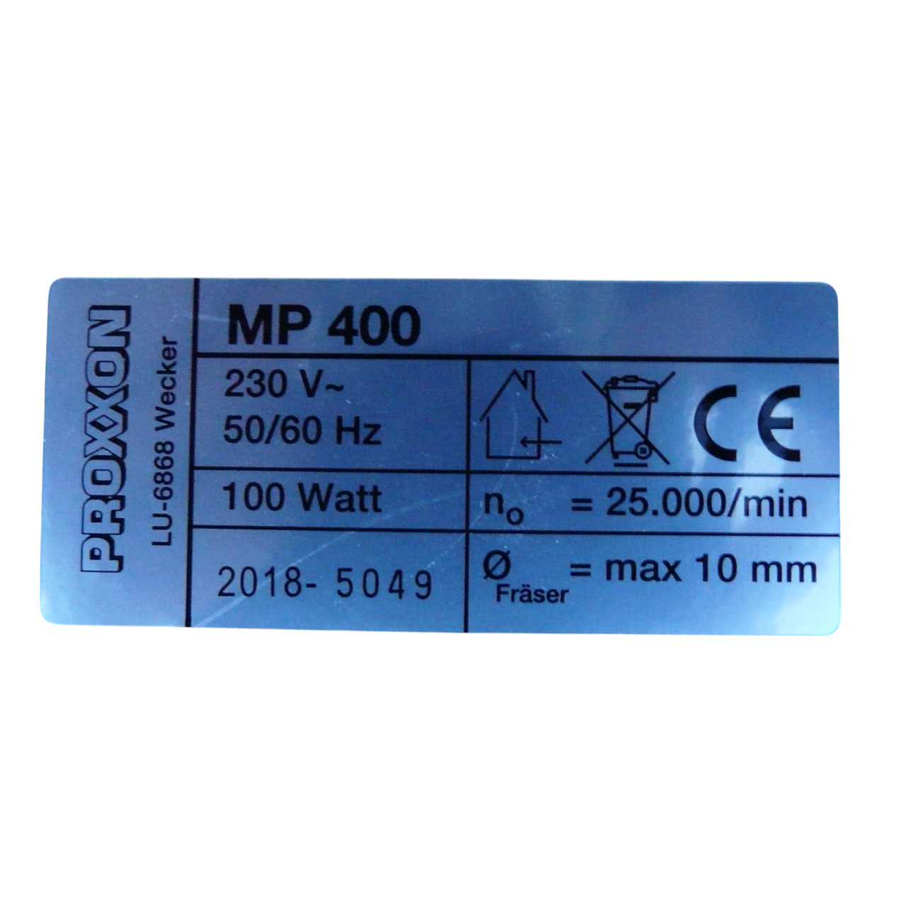 Proxxon MICRO-Profiliergerät MP 400 inklusive Fräserset - Gebraucht – Bild 4