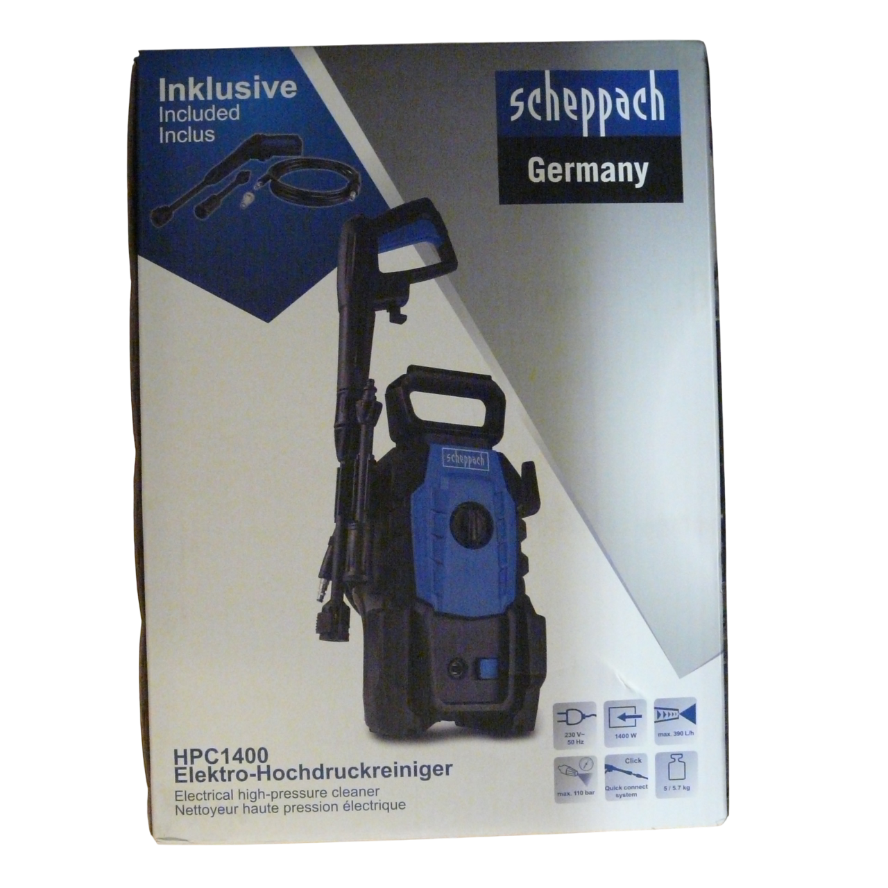 Scheppach HPC1400 Hochdruckreiniger – Bild 2