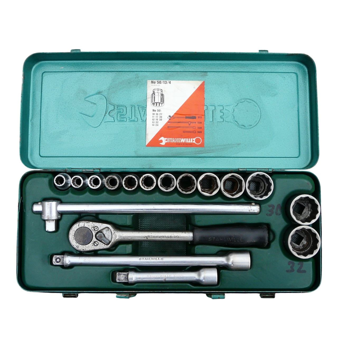 Stahlwille Steckschlüssel-Garnitur 1/2 - Gebraucht
